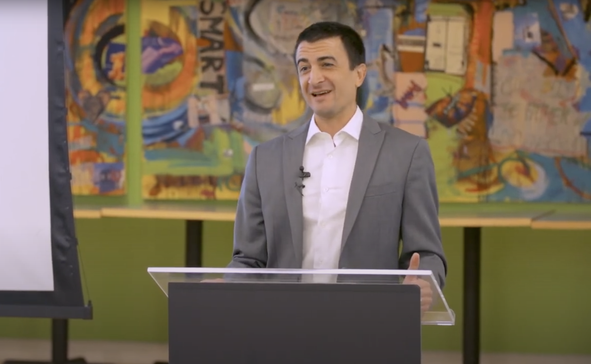 Paul Smith Rivas speaks at The Lab School